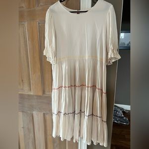 ROOLEE tea-n-rose midi tiered dress, size small